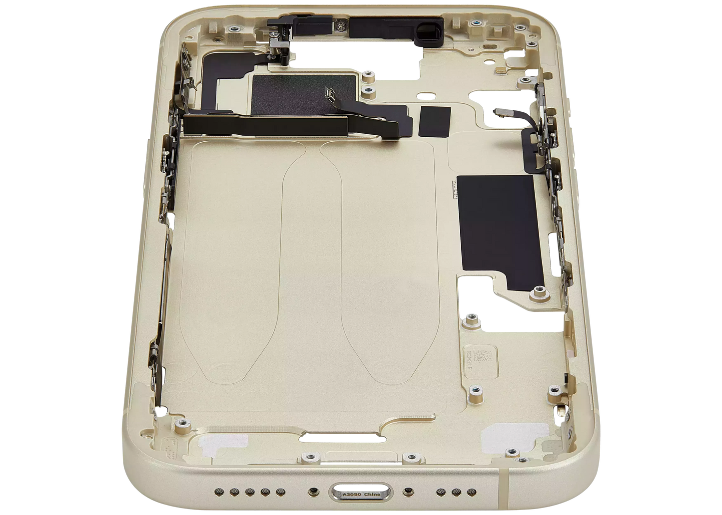 Mid-Frame Housing W/ Small Parts For iPhone 15 (EU / Global Version) (Pull) (Yellow)