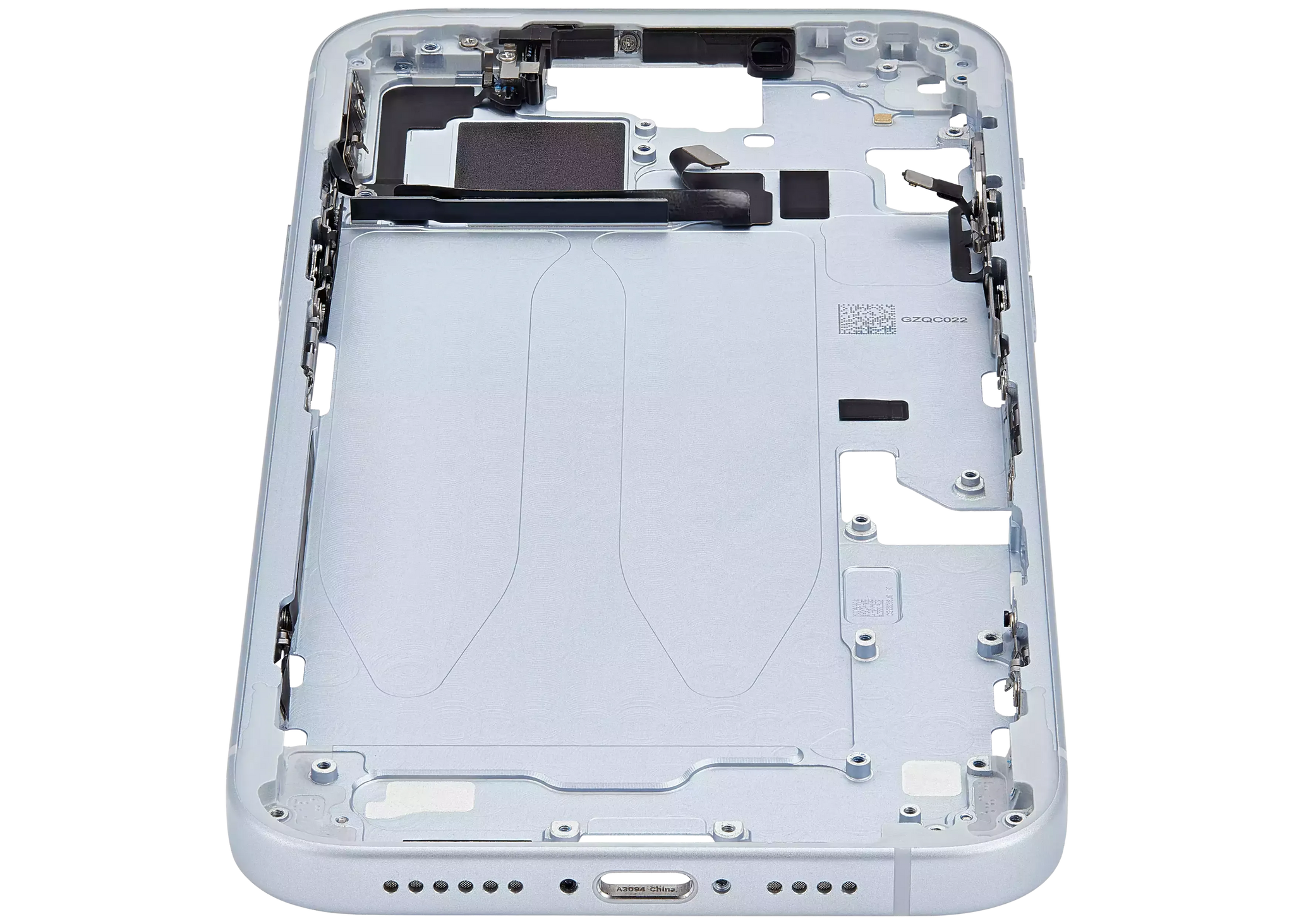 Mid-Frame Housing W/ Small Parts For iPhone 15 Plus (EU / Global Version) (Pull) (Blue)