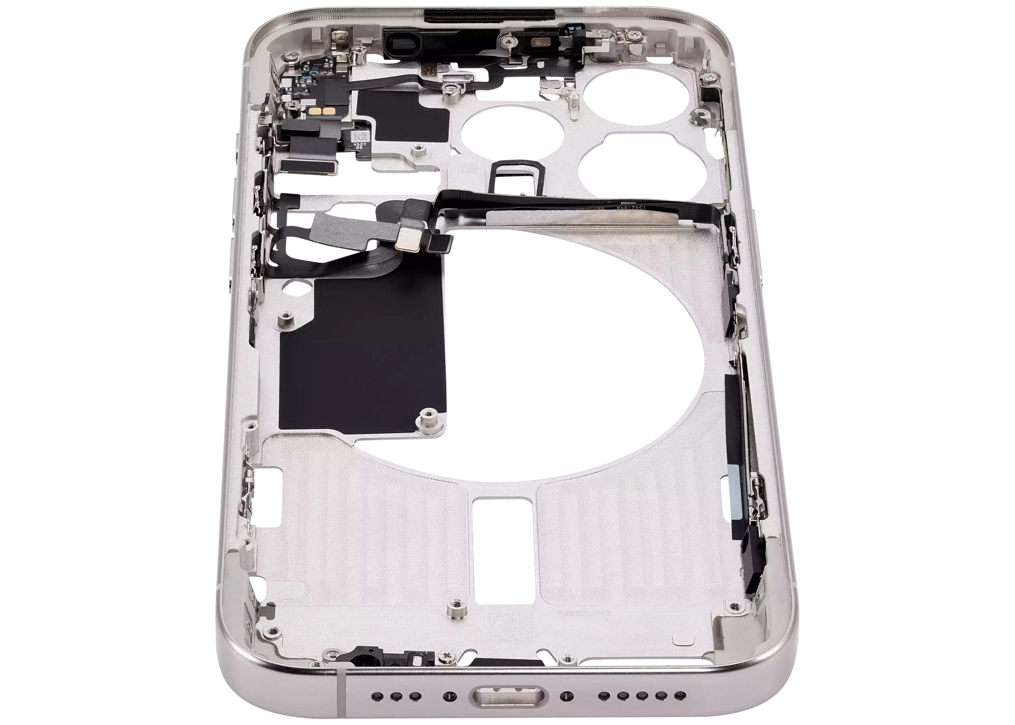 Mid-Frame Housing W/ Small Parts For iPhone 15 Pro (US Version) (Pull) (White Titanium)