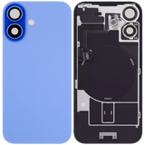 Back Glass w/ MagSafe Magnet & NFC & Flashlight Flex For iPhone 16 Plus (Pull) (Ultramarine)