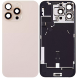 Back Glass w/ MagSafe Magnet & NFC & Flashlight Flex For iPhone 16 Pro Max (Pull) (Desert Titanium)