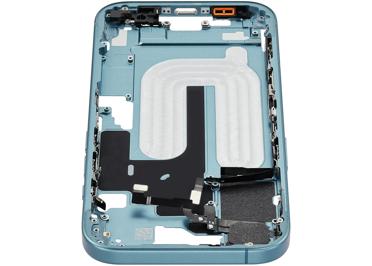 Mid-Frame Housing W/ Small Parts For iPhone 16 (US Version) (Pull) (Teal)