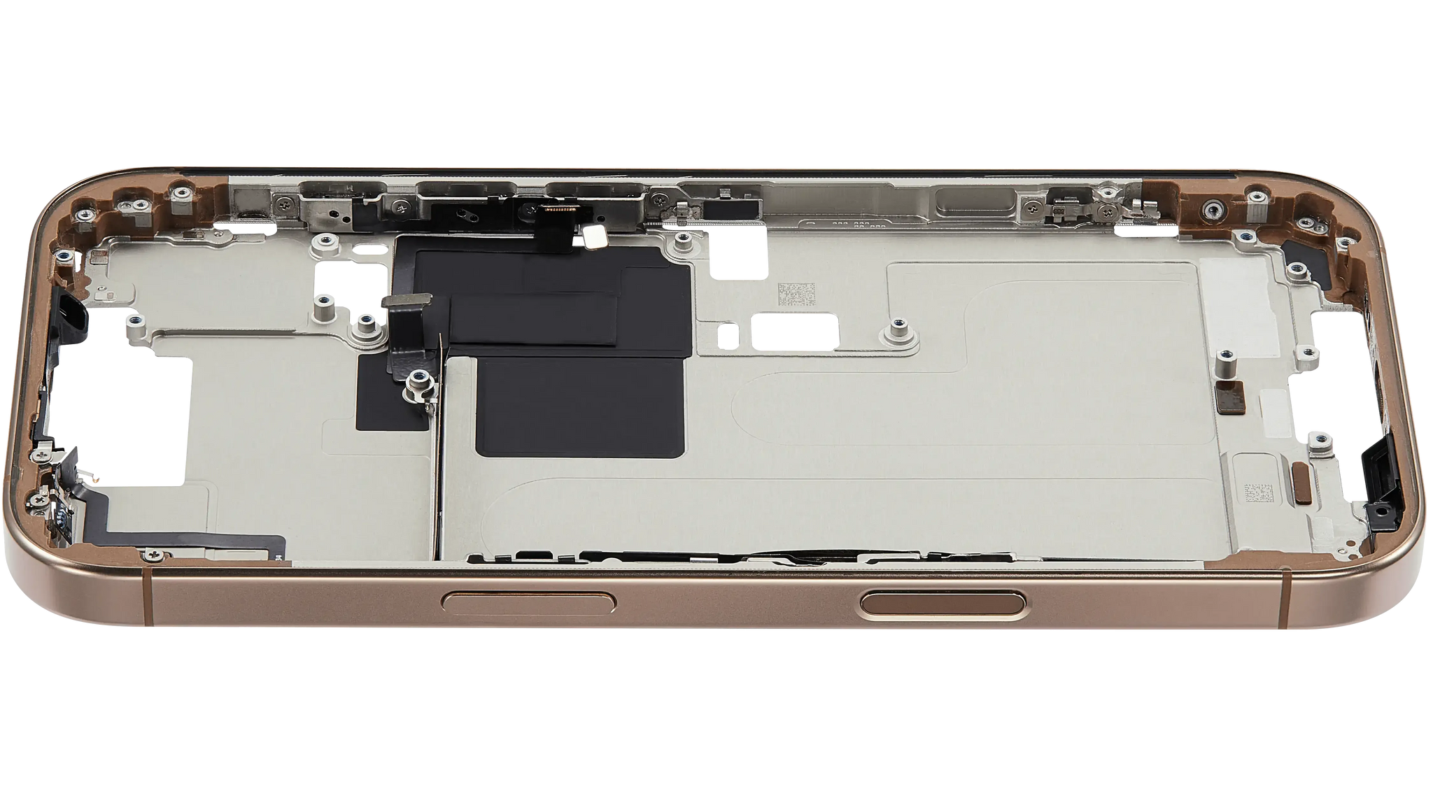 Mid-Frame Housing W/ Small Parts For iPhone 16 Pro (US Version) (Pull) (Desert Titanium)