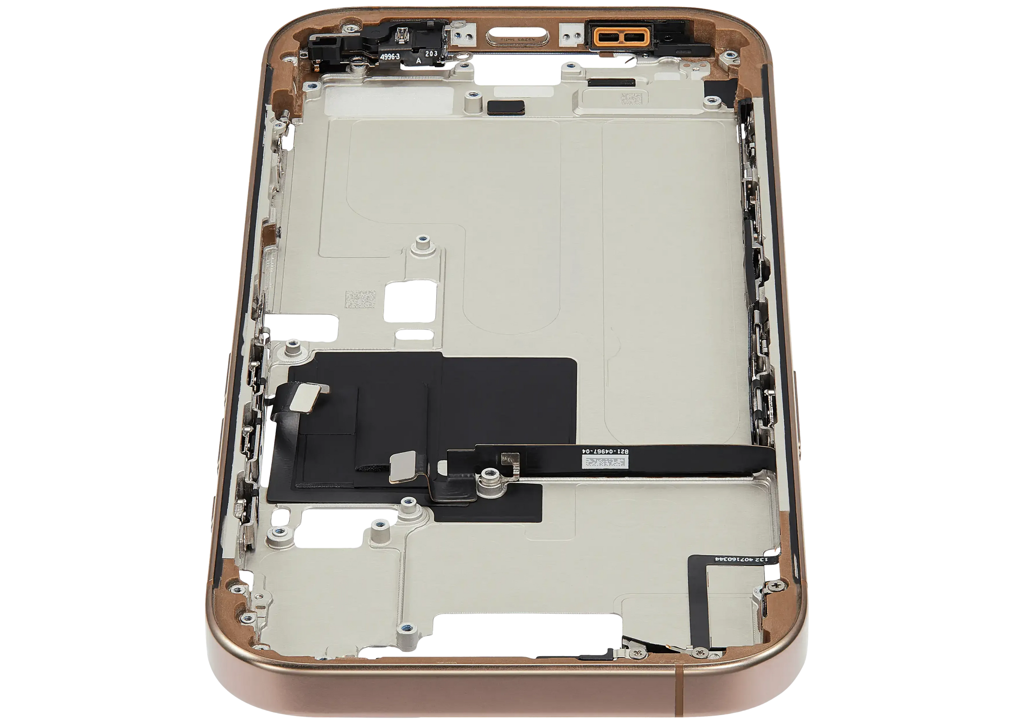 Mid-Frame Housing W/ Small Parts For iPhone 16 Pro (EU / Global Version) (Pull) (Desert Titanium)