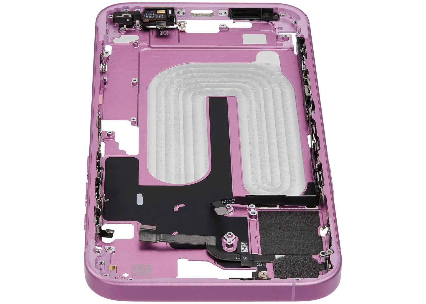 Mid-Frame Housing W/ Small Parts For iPhone 16 Plus (EU / Global Version) (Pull) (Pink)
