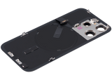 Back Glass w/ MagSafe Magnet & NFC & Flashlight Flex For iPhone 15 Pro (Pull) (Black Titanium)