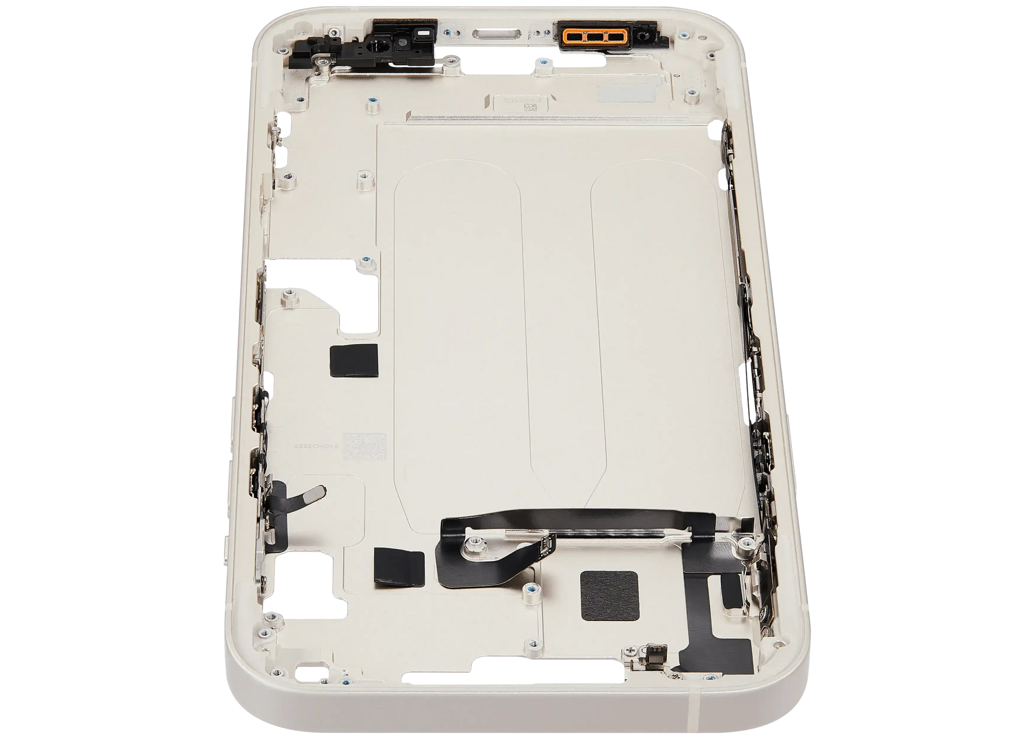 Mid-Frame Housing W/ Charging Port Flex & Small Parts For iPhone 14 Plus (EU / Global Version) (Pull) (Starlight)