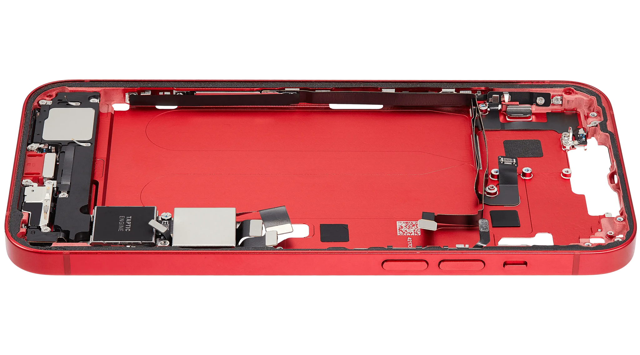 Mid-Frame Housing W/ Charging Port Flex & Small Parts For iPhone 14 Plus (US Version) (Pull) (Red)