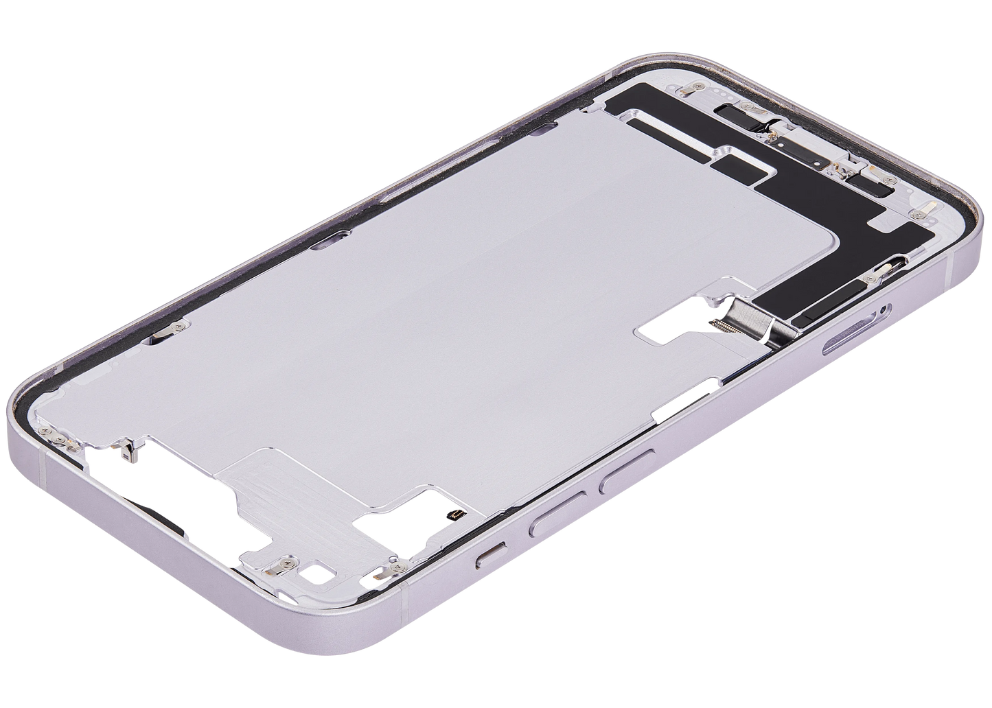 Mid-Frame Housing W/ Charging Port Flex & Small Parts For iPhone 14 (EU / Global Version) (Pull) (Purple)