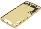 Mid-Frame Housing W/ Charging Port Flex & Small Parts For iPhone 14 (US Version) (Pull) (Yellow)