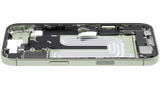 Mid-Frame Housing W/ Charging Port Flex & Small Parts For iPhone 17 (EU / Global Version) (Pull) (Sage)
