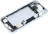 Mid-Frame Housing W/ Charging Port Flex & Small Parts For iPhone 15 (US Version) (Pull) (Blue)