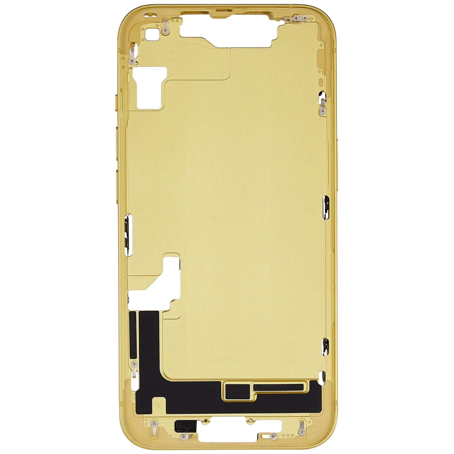 Mid-Frame Housing W/ Small Parts For iPhone 14 (EU / Global Version) (Pull) (Yellow)