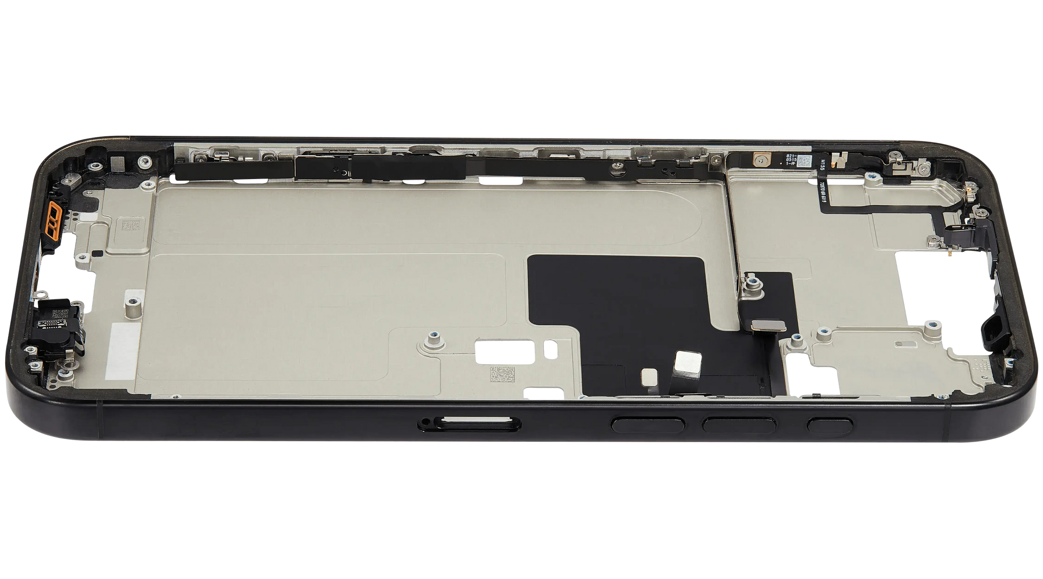 Mid-Frame Housing W/ Small Parts For iPhone 16 Pro Max (EU / Global Version) (Pull) (Black Titanium)