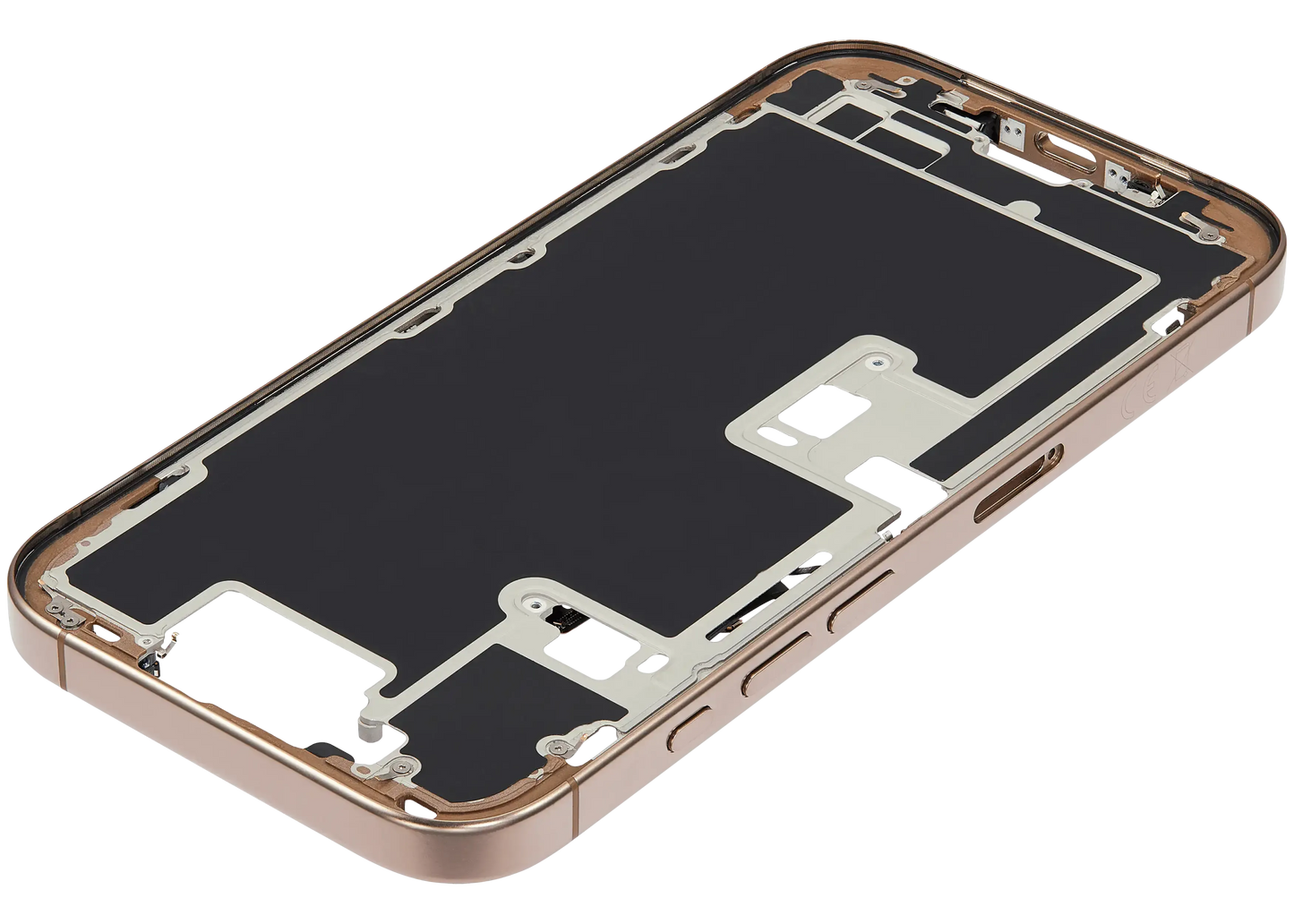 Mid-Frame Housing W/ Small Parts For iPhone 16 Pro (EU / Global Version) (Pull) (Desert Titanium)