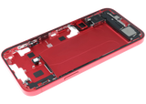 Mid-Frame Housing W/ Charging Port Flex & Small Parts For iPhone 14 Plus (EU / Global Version) (Pull) (Red)