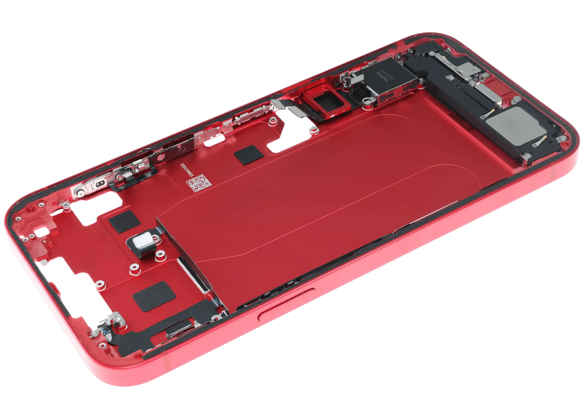 Mid-Frame Housing W/ Charging Port Flex & Small Parts For iPhone 14 Plus (EU / Global Version) (Pull)  (Red)