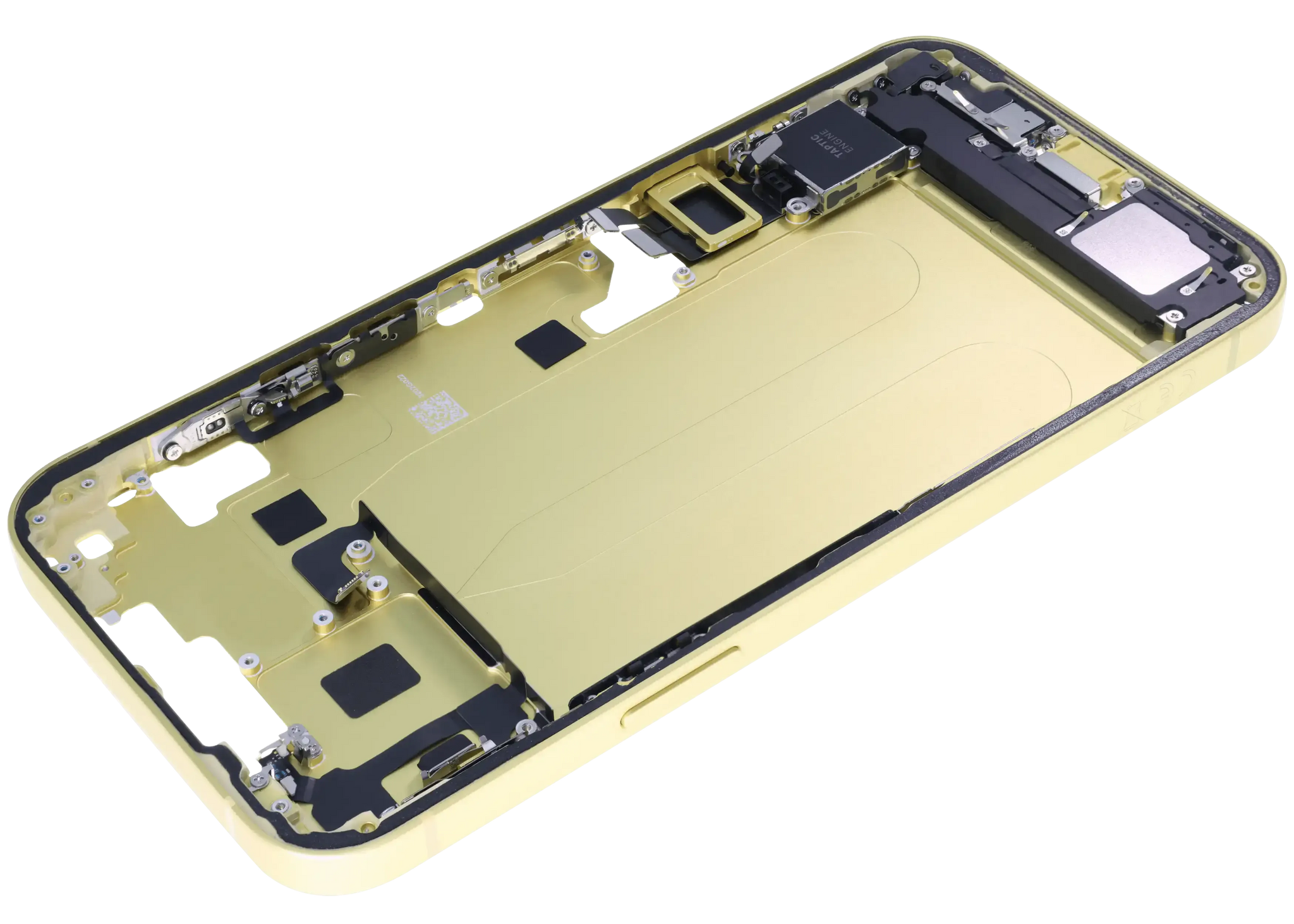 Mid-Frame Housing W/ Charging Port Flex & Small Parts For iPhone 14 Plus (EU / Global Version) (Pull) (Yellow)