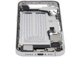 Mid-Frame Housing W/ Charging Port Flex & Small Parts For iPhone 16e (US Version) (Pull) (White)