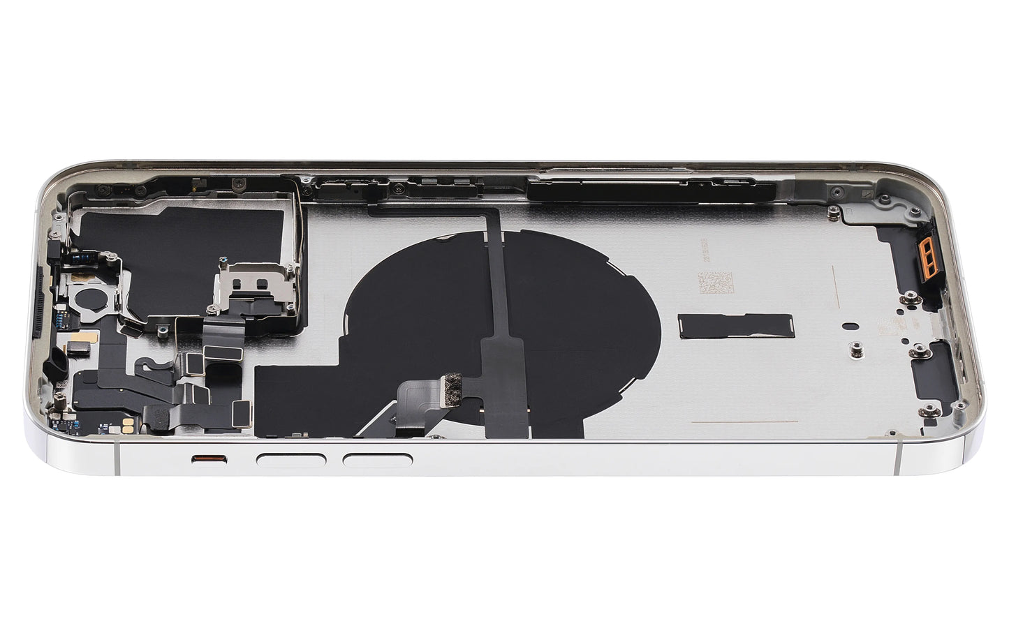 Back Housing W/ Small Parts For iPhone 14 Pro Max (US Version) (Pull) (Silver)
