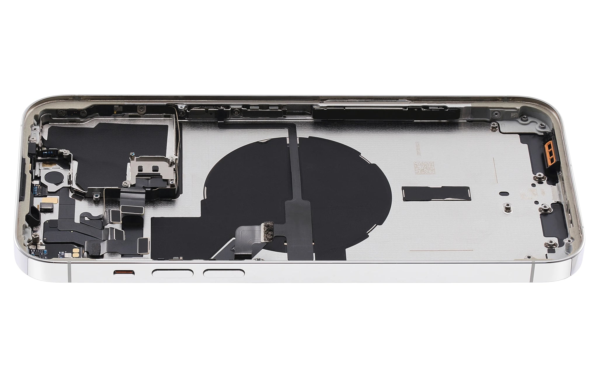 Back Housing W/ Small Parts For iPhone 14 Pro Max (US Version) (Pull) (Silver)