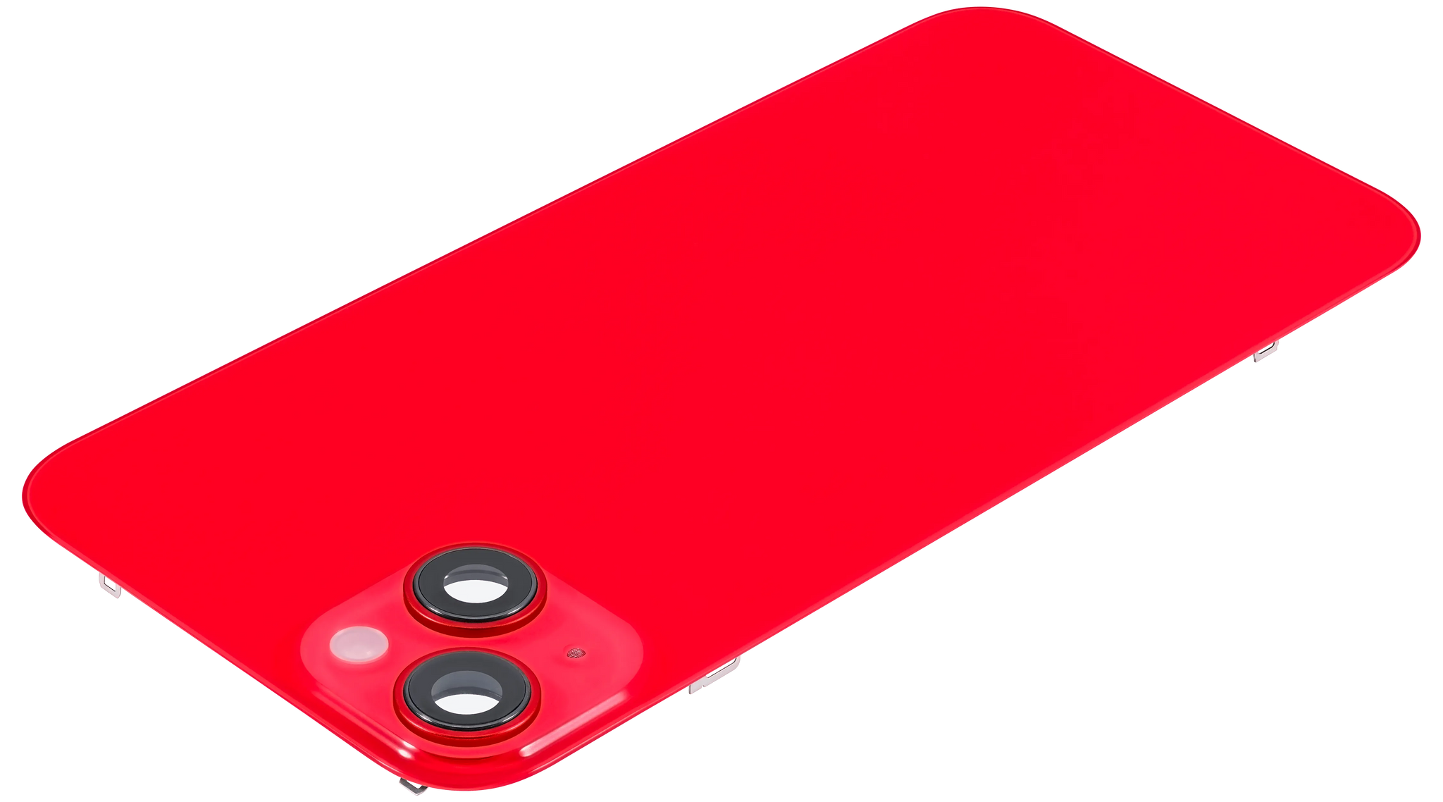 Back Glass w/ MagSafe Magnet For iPhone 14 Plus (Pull) (Red)