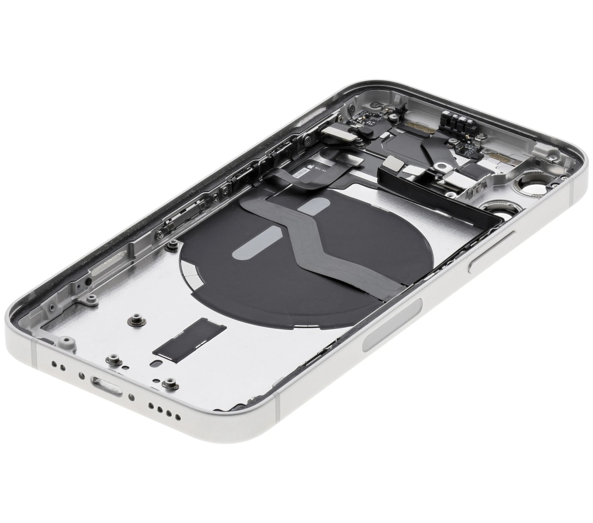Back Housing W/ Small Parts For iPhone 12 Mini (US Version) (Pull) (White)