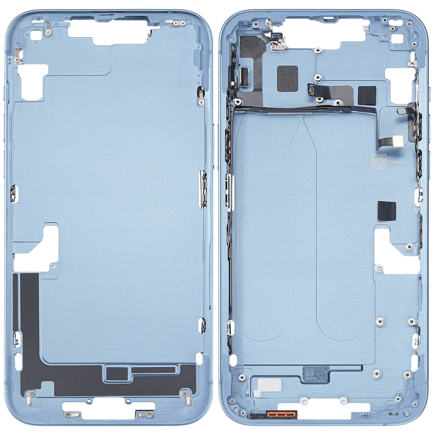 Mid-Frame Housing W/ Small Parts For iPhone 14 Plus (US Version) (Pull) (Blue)