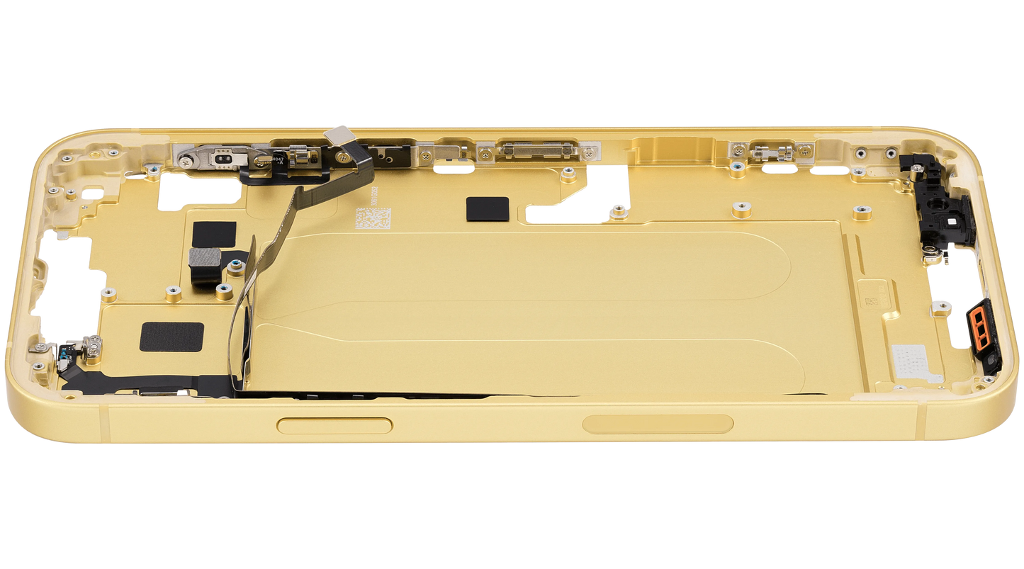 Mid-Frame Housing W/ Small Parts For iPhone 14 Plus (US Version) (Pull) (Yellow)