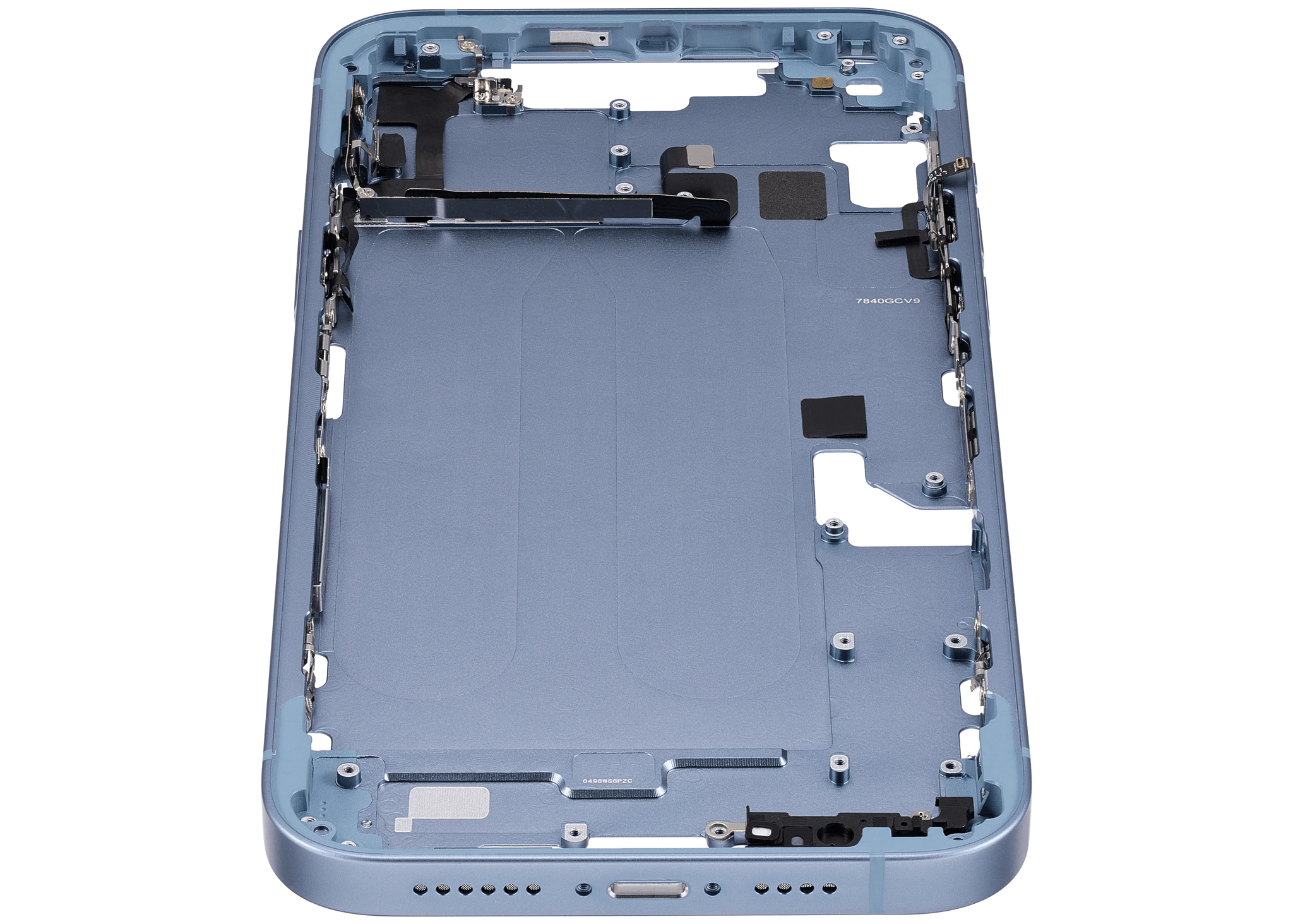 Mid-Frame Housing W/ Small Parts For iPhone 14 Plus (EU / Global Version) (Pull) (Blue)