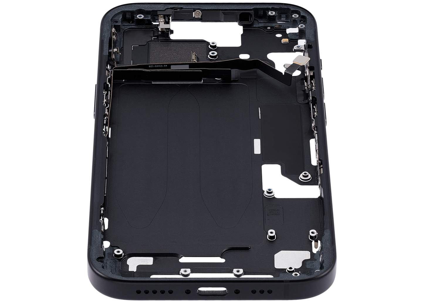 Mid-Frame Housing W/ Small Parts For iPhone 15 (US Version) (Pull (Black)