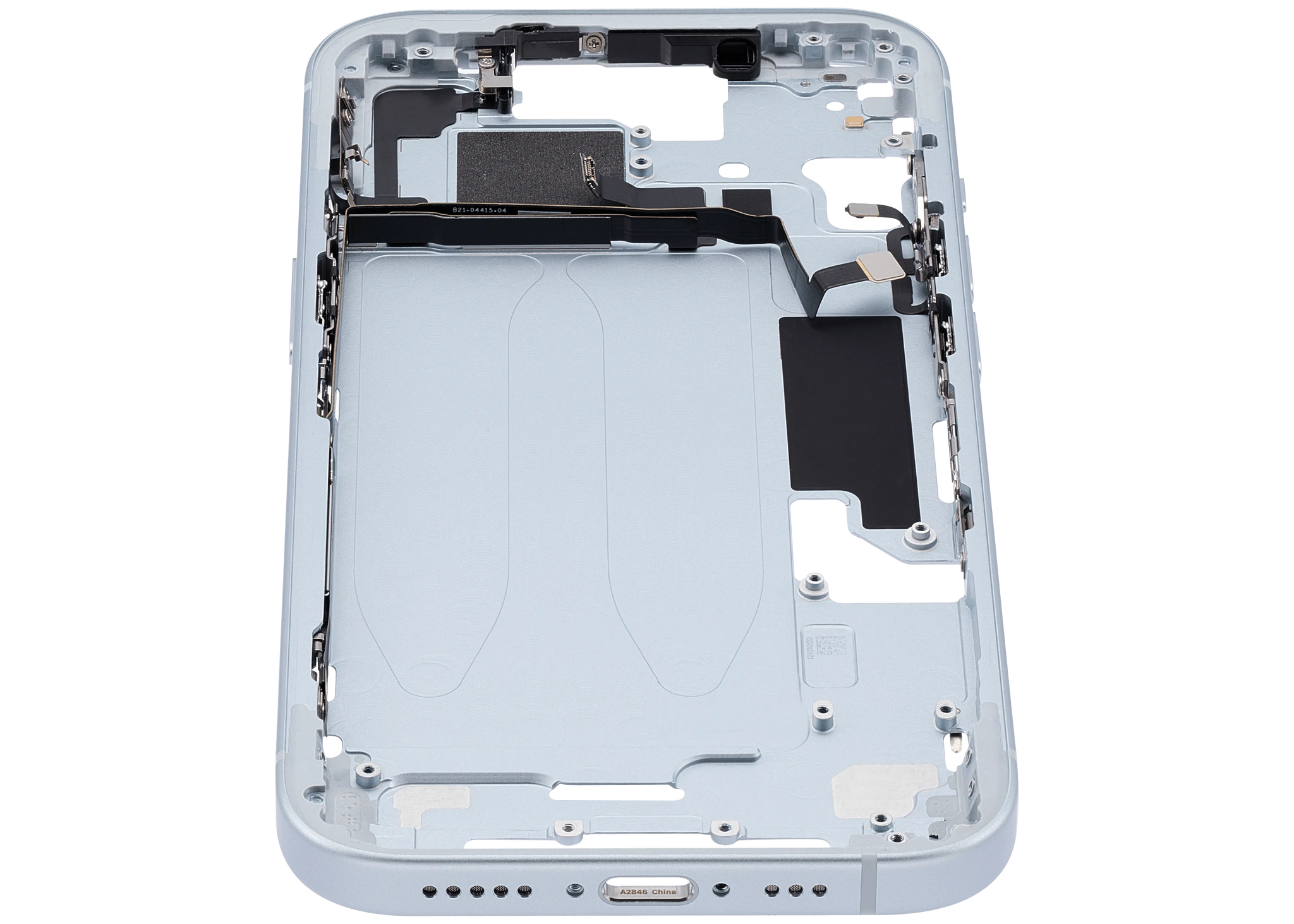 Mid-Frame Housing W/ Small Parts For iPhone 15 (US Version) (Pull) (Blue)