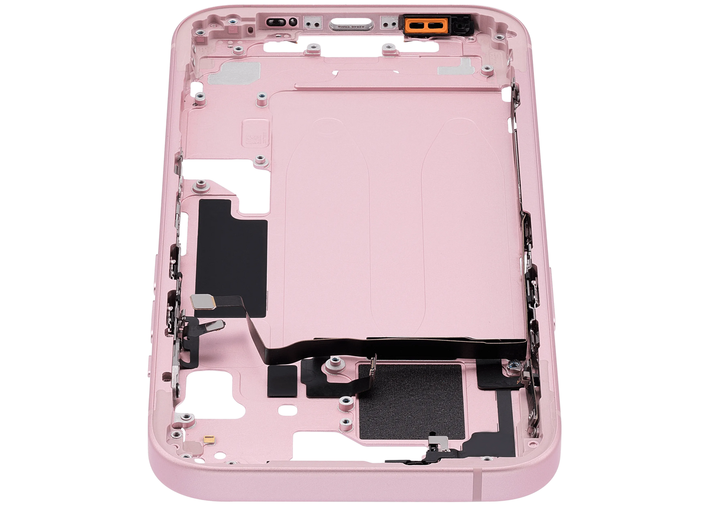 Mid-Frame Housing W/ Small Parts For iPhone 15 (US Version) (Pull) (Pink)