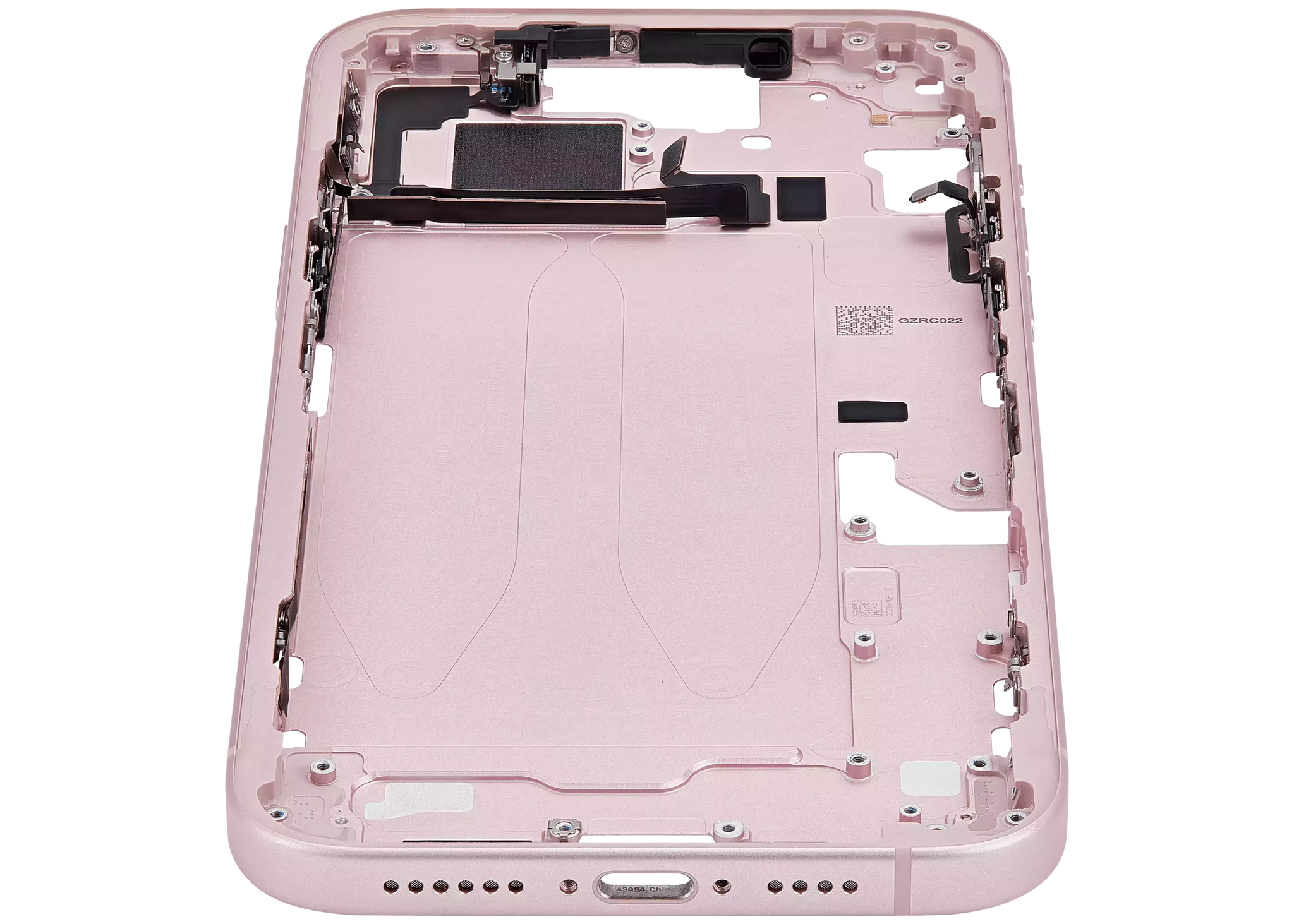 Mid-Frame Housing W/ Small Parts For iPhone 15 Plus (EU / Global Version) (Pull) (Pink)