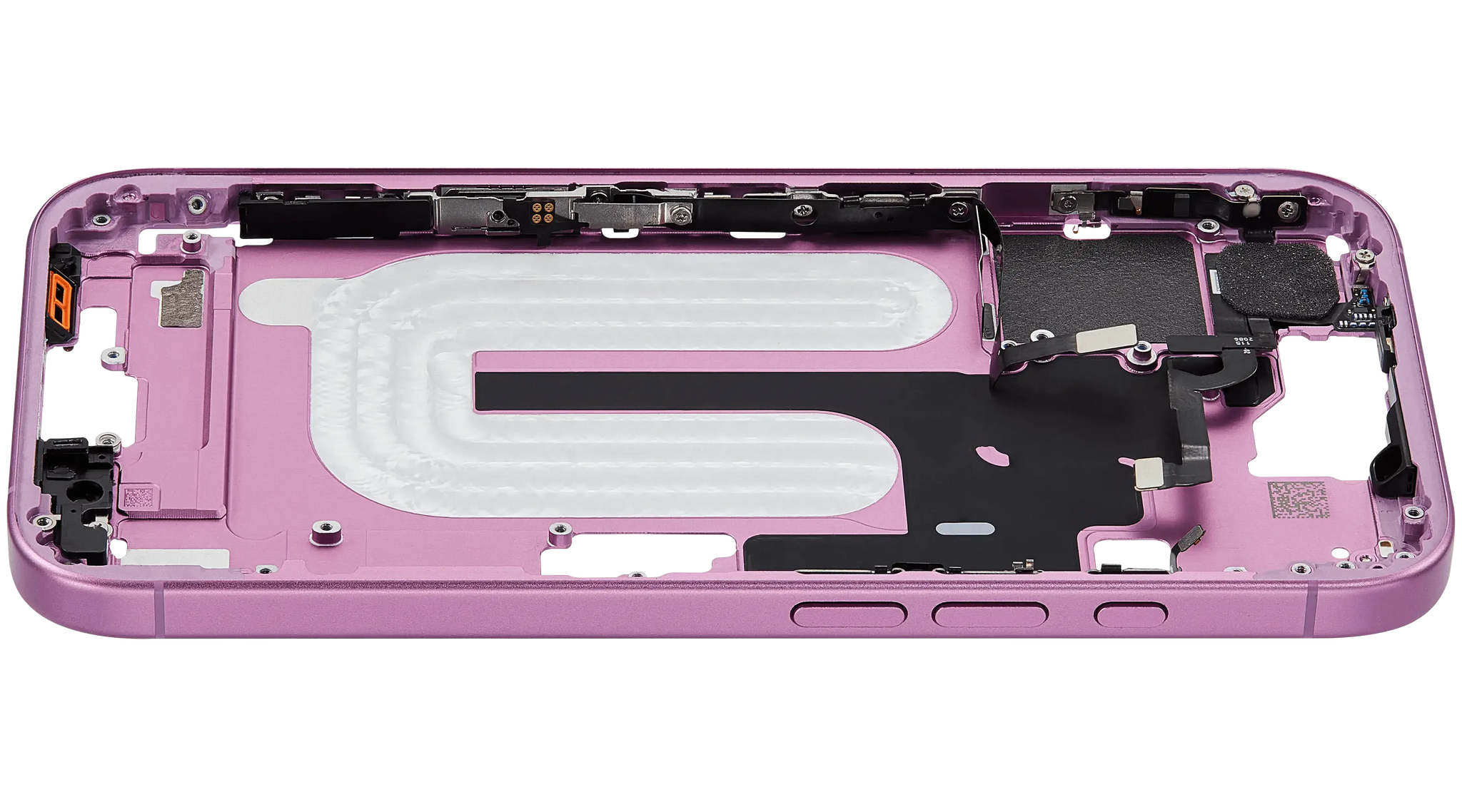 Mid-Frame Housing W/ Small Parts For iPhone 16 (US Version) (Pull) (Pink)