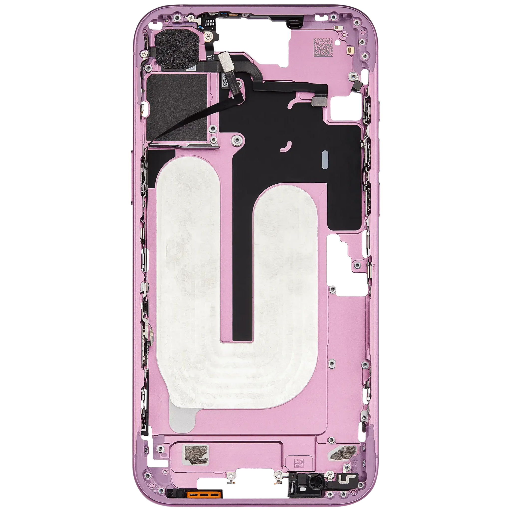 Mid-Frame Housing W/ Small Parts For iPhone 16 Plus (US Version) (Pull) (Pink)