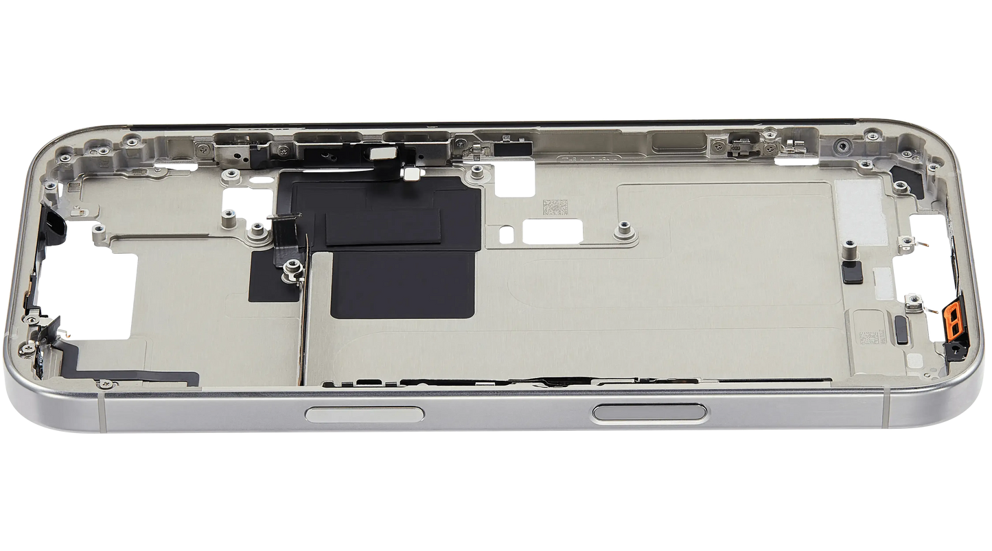 Mid-Frame Housing W/ Small Parts For iPhone 16 Pro (US Version) (Pull) (Natural Titanium)