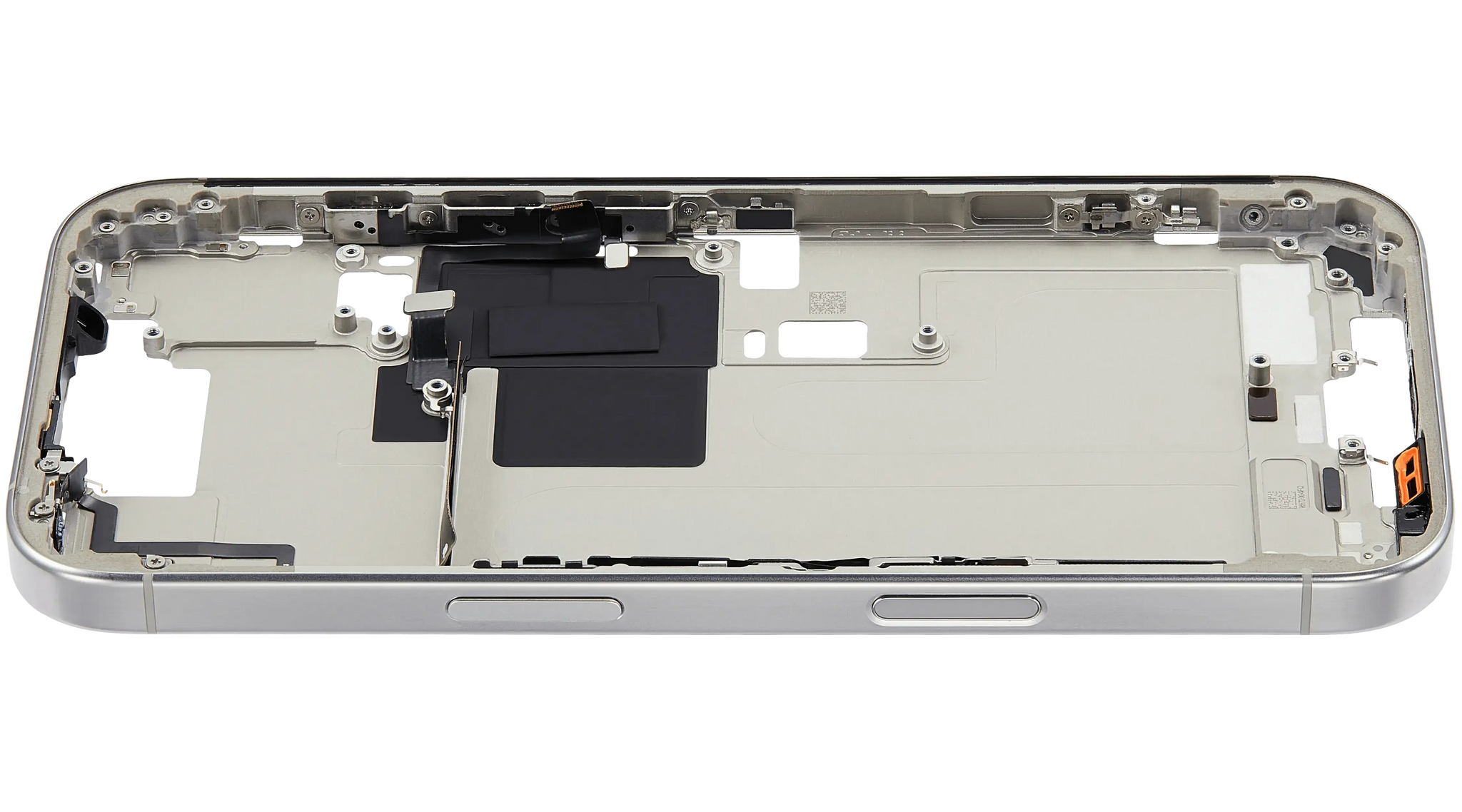 Mid-Frame Housing W/ Small Parts For iPhone 16 Pro (US Version) (Pull) (White Titanium)