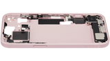 Mid-Frame Housing W/ Charging Port Flex & Small Parts For iPhone 15 (EU / Global Version) (Pull) (Pink)