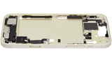 Mid-Frame Housing W/ Charging Port Flex & Small Parts For iPhone 15 Plus (EU / Global Version) (Pull) (Yellow)