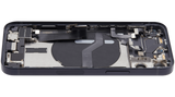 Back Housing W/ Charging Port Flex & Small Parts For iPhone 12 Mini (US Version) (Pull) (Black)