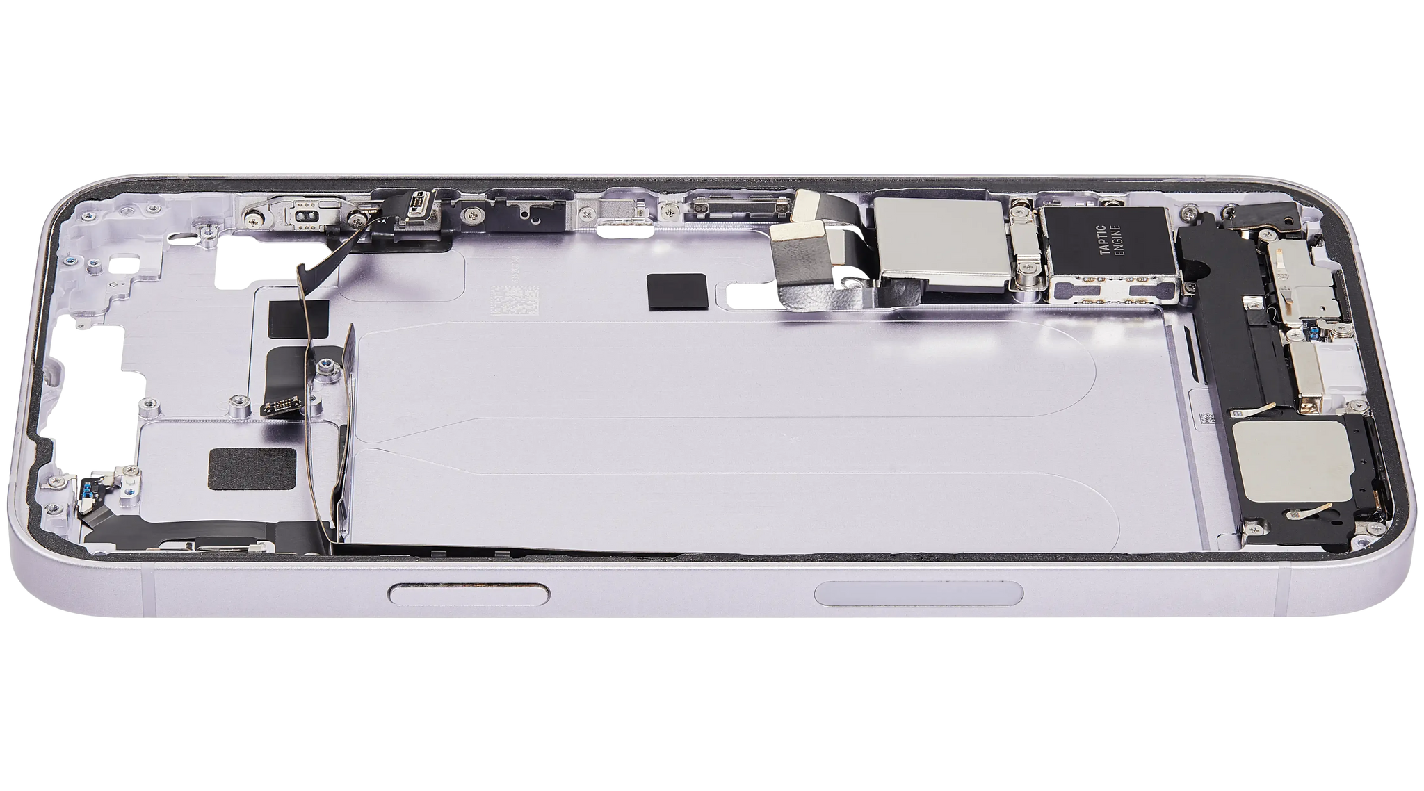Mid-Frame Housing W/ Charging Port Flex & Small Parts For iPhone 14 Plus (US Version) (Pull) (Purple)
