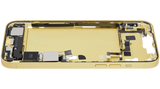 Mid-Frame Housing W/ Charging Port Flex & Small Parts For iPhone 14 Plus (US Version) (Pull) (Yellow)