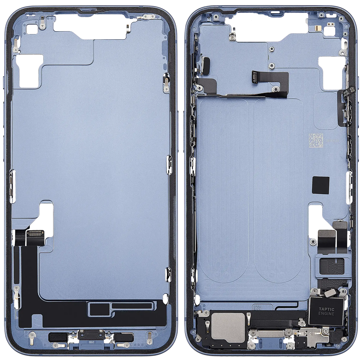 Mid-Frame Housing W/ Small Parts For iPhone 14 (EU / Global Version) (Pull) (Blue)