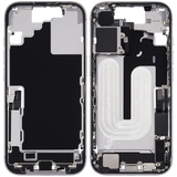 Mid-Frame Housing W/ Charging Port Flex & Small Parts For iPhone 17 (US Version) (Pull) (White)