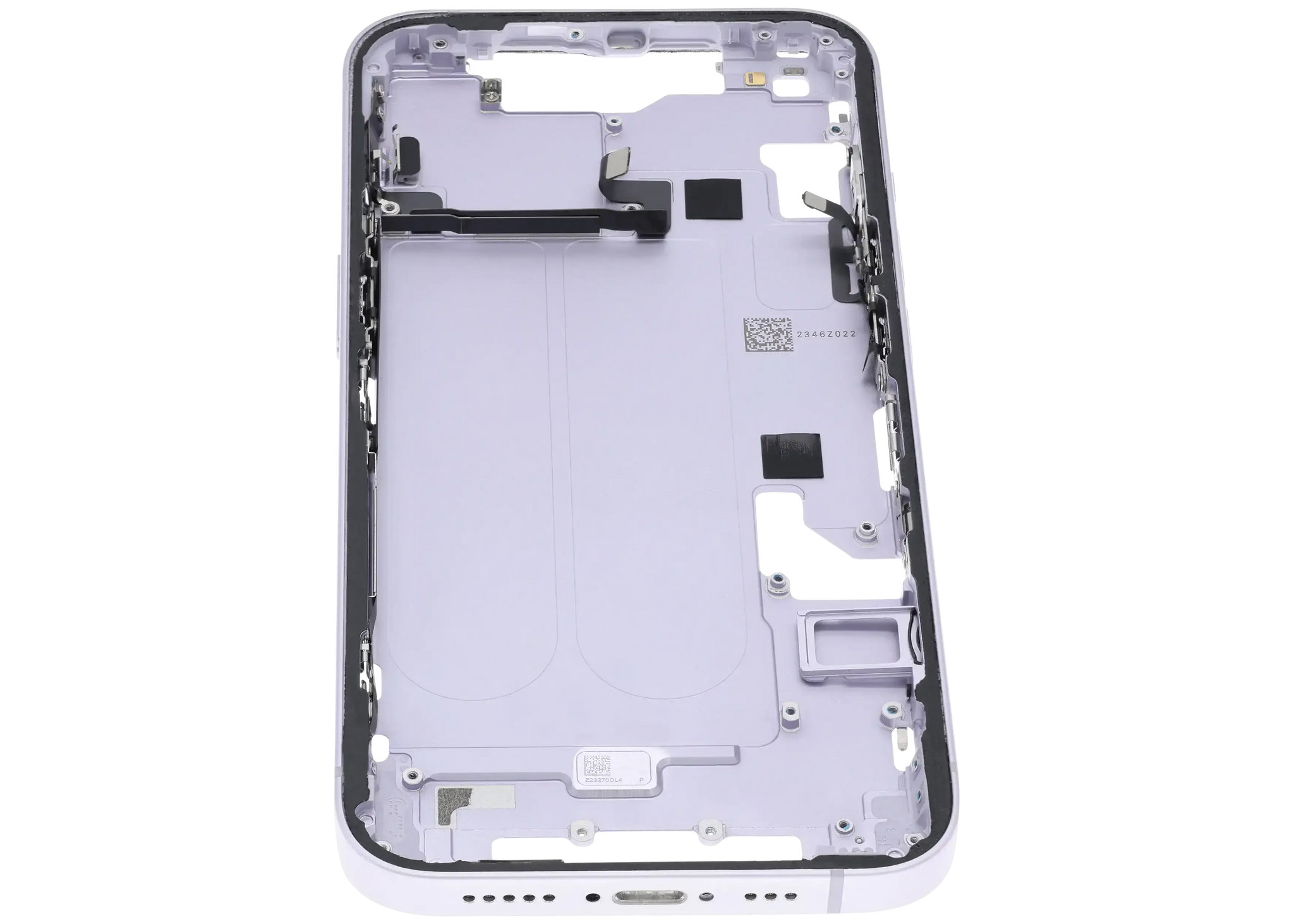 Mid-Frame Housing W/ Small Parts For iPhone 14 (EU / Global Version) (Pull) (Purple)