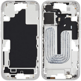 Mid-Frame Housing W/ Small Parts For iPhone 16 (EU / Global Version) (Pull) (White)