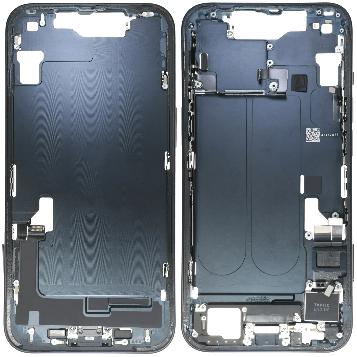 Mid-Frame Housing W/ Charging Port Flex & Small Parts For iPhone 14 (EU / Global Version) (Pull) (Midnight)