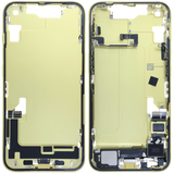 Mid-Frame Housing W/ Charging Port Flex & Small Parts For iPhone 14 (EU / Global Version) (Pull) (Yellow)