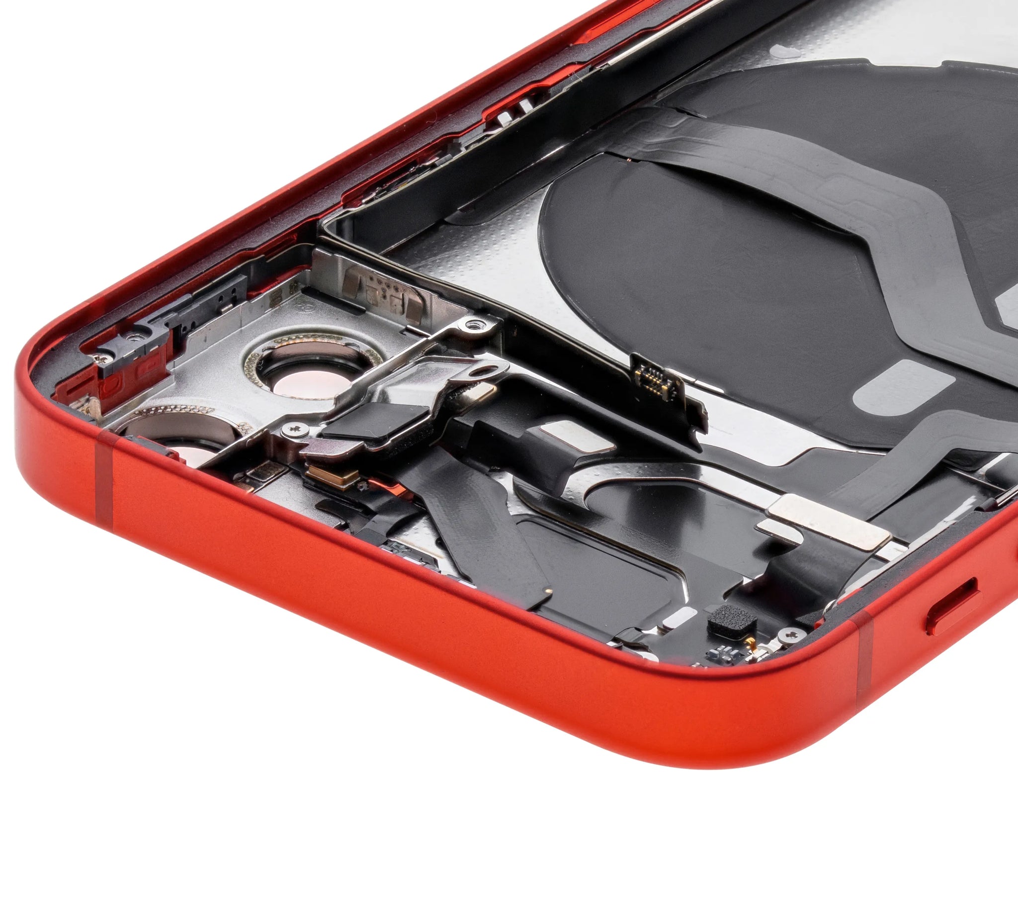 Back Housing W/ Small Parts For iPhone 12 Mini (US Version) (Pull) (Red)